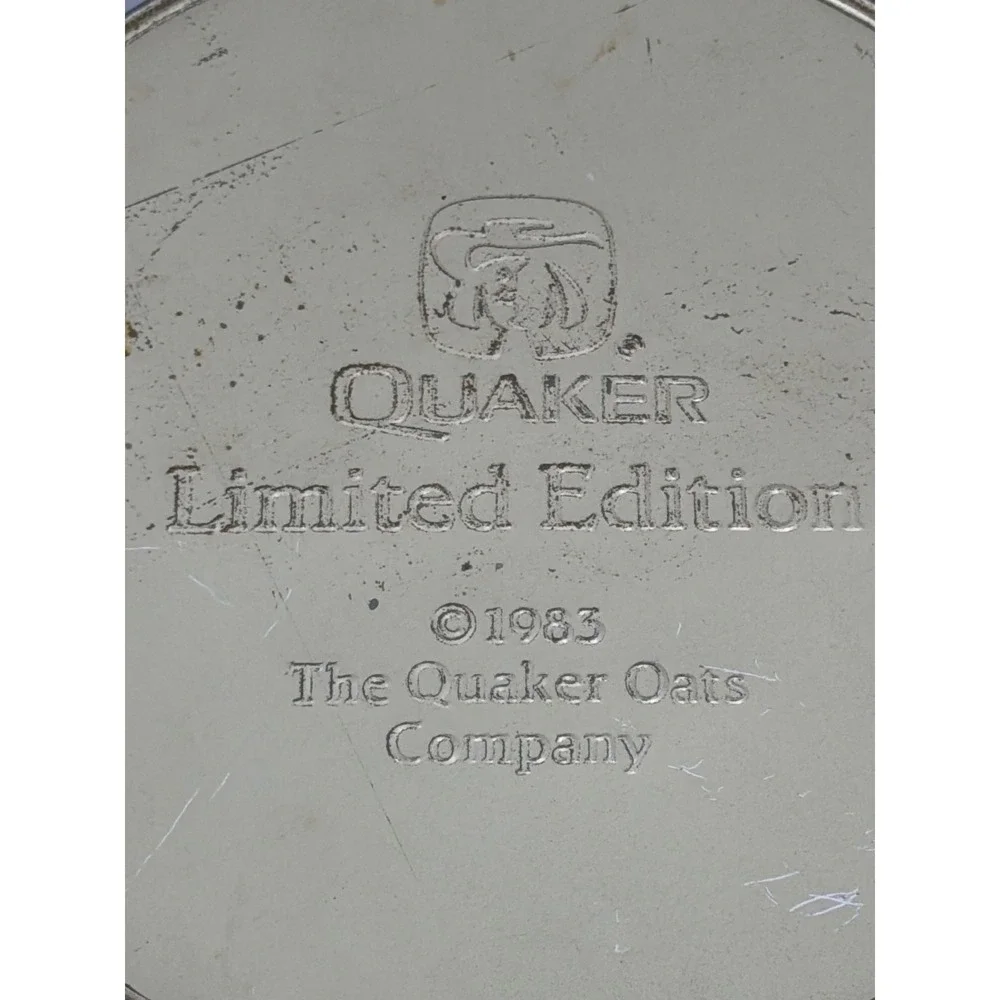 Vintage 1983 Quaker Oats Limited‎ Edition Heritage Cookie Tin 7